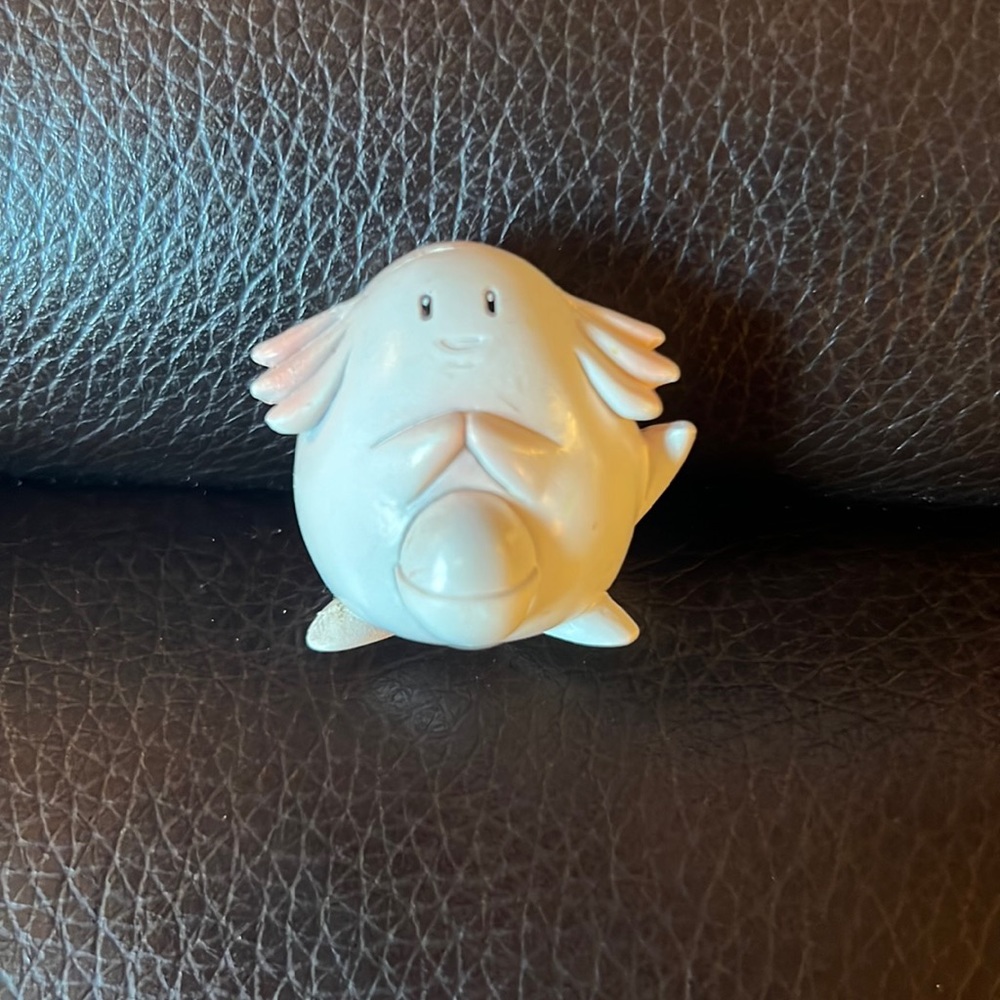 Pokemon CHANSEY 1.25" Vintage Mini Figurine Nintendo Tomy Auldey 1999
